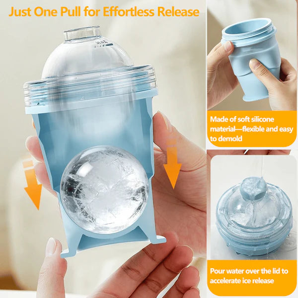 🎀Foldable Silicone Ice Ball Drink Cup