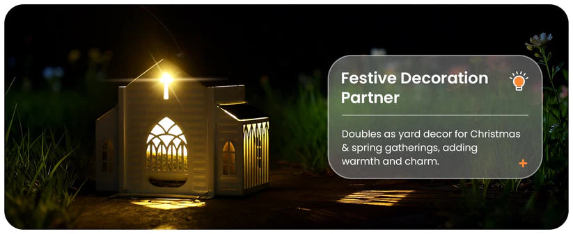 Last Day 50% OFF-🔥Church-Shaped Metal Solar Bird Feeder🎁Buy 2 Free Shipping