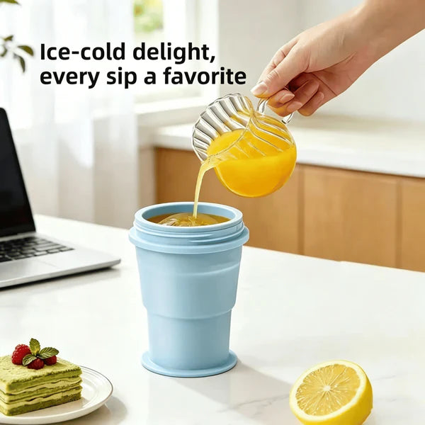 🎀Foldable Silicone Ice Ball Drink Cup