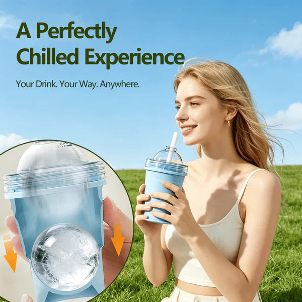 🎀Foldable Silicone Ice Ball Drink Cup